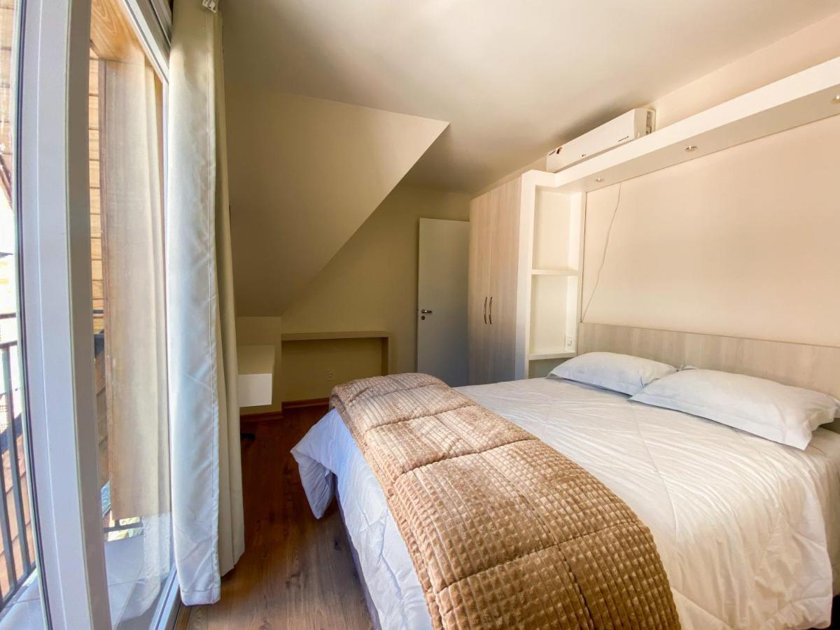 Apartamento A 500M Da Rua Coberta - 1 Suite - Para 4 Pessoas Gramado Zewnętrze zdjęcie