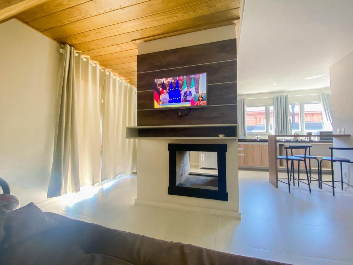Apartamento A 500M Da Rua Coberta - 1 Suite - Para 4 Pessoas Gramado Zewnętrze zdjęcie